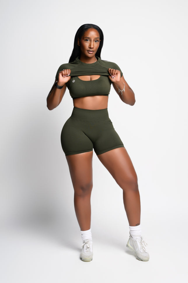 Triple Threat 3pc Set- Army Green