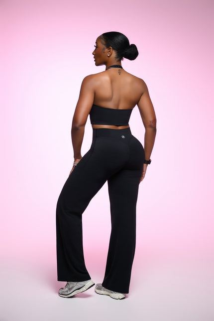 Noir Black- Flowform Flare Set