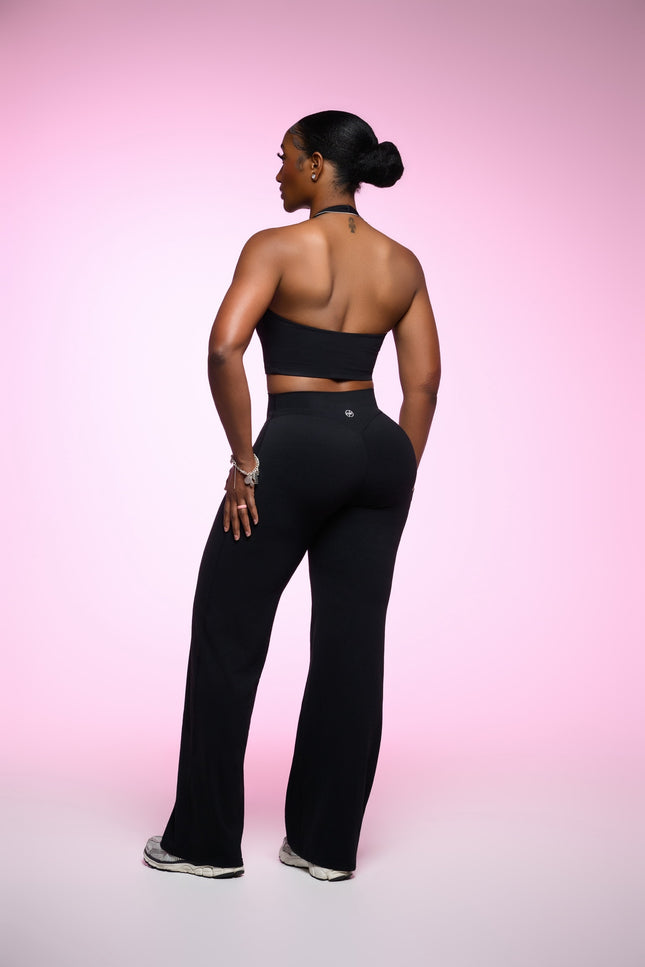 Noir Black- Flowform Flare Set