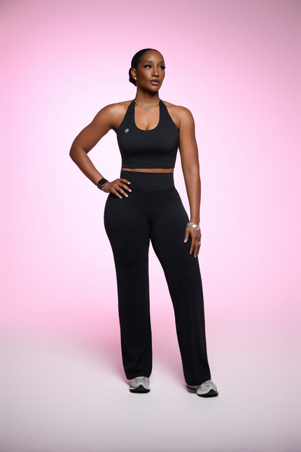 Noir Black- Flowform Flare Set