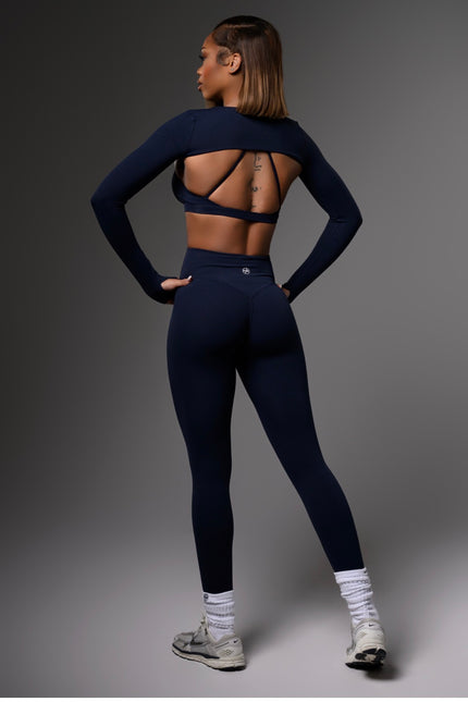 Triple Threat Shawl Set- Indigo Blue