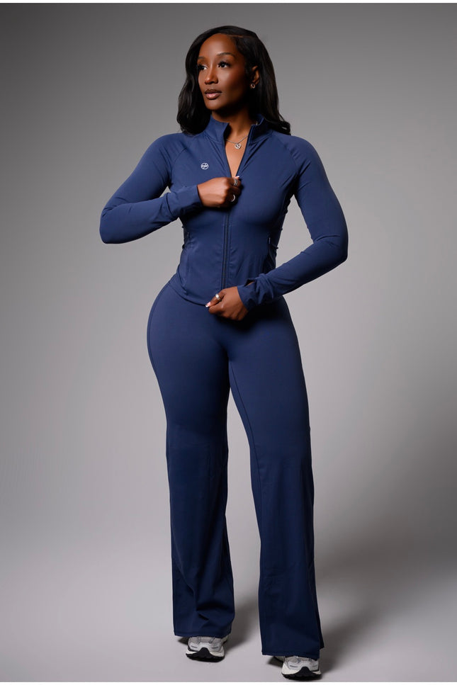 Sculpt & Flare Performance Set-Indigo Blue