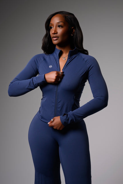 Sculpt & Flare Performance Set-Indigo Blue