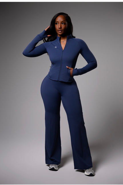 Sculpt & Flare Performance Set-Indigo Blue