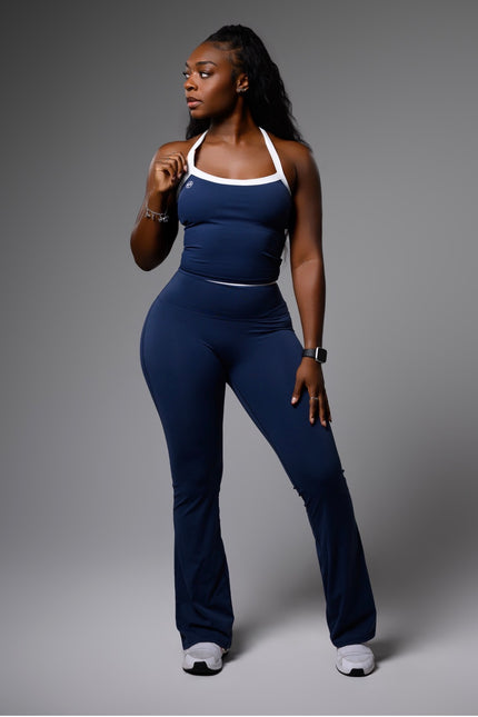 Horizon Flare pant set- Indigo Blue