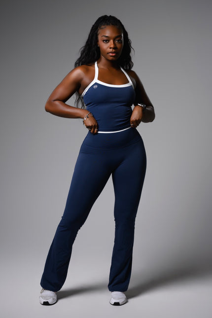 Horizon Flare pant set- Indigo Blue