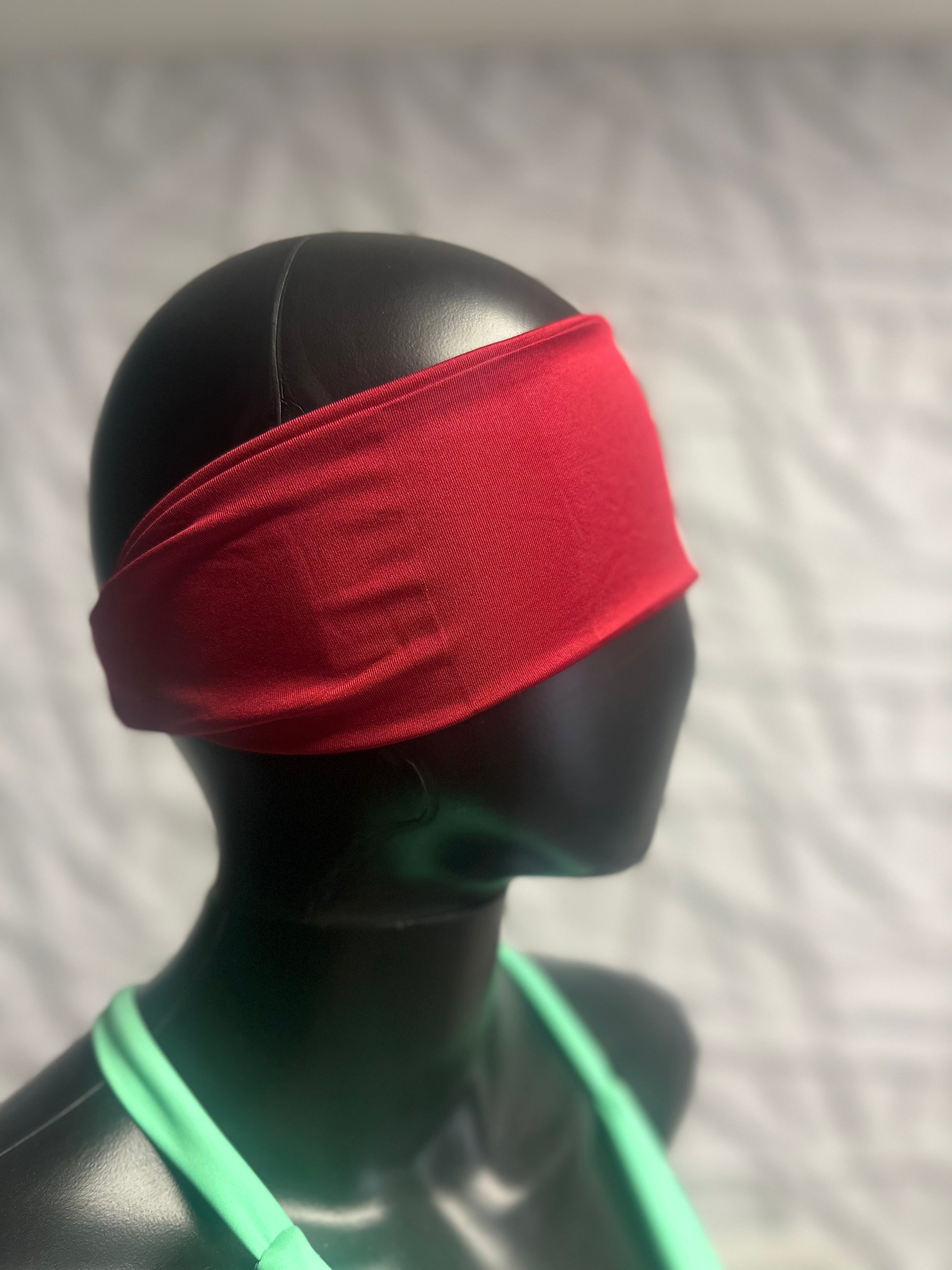 Burgandy Fitnfine Sweat Resistance Headband