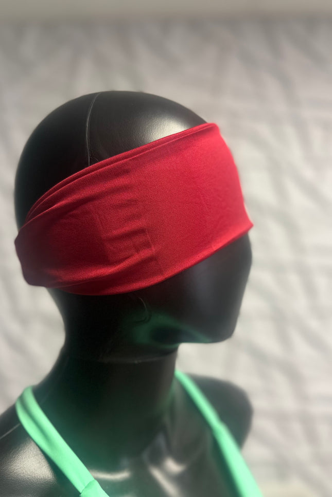Burgandy Fitnfine Sweat Resistance Headband