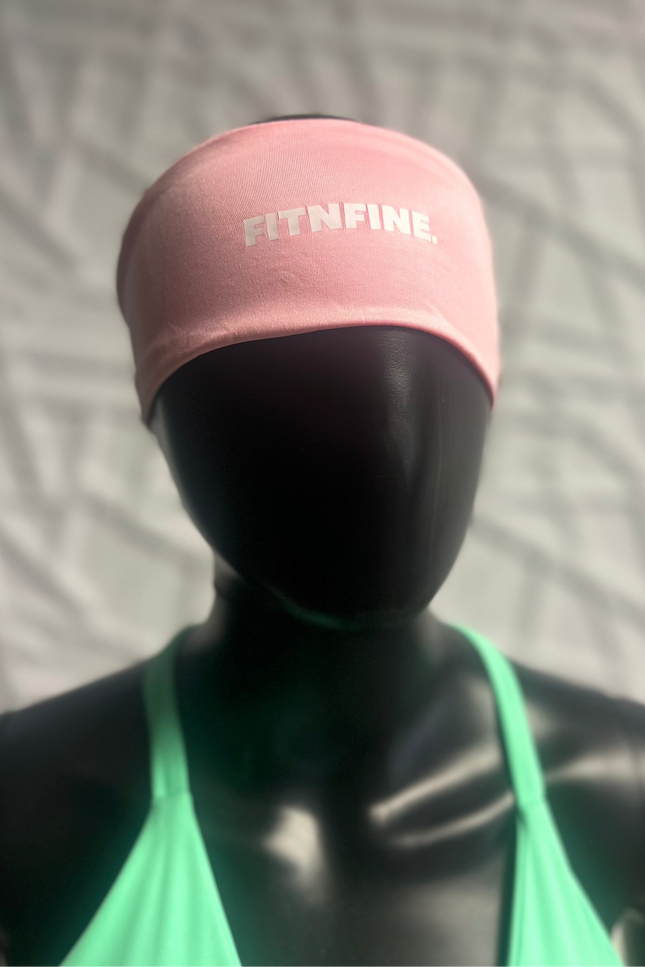 Pink Fitnfine Sweat Resistance Headband