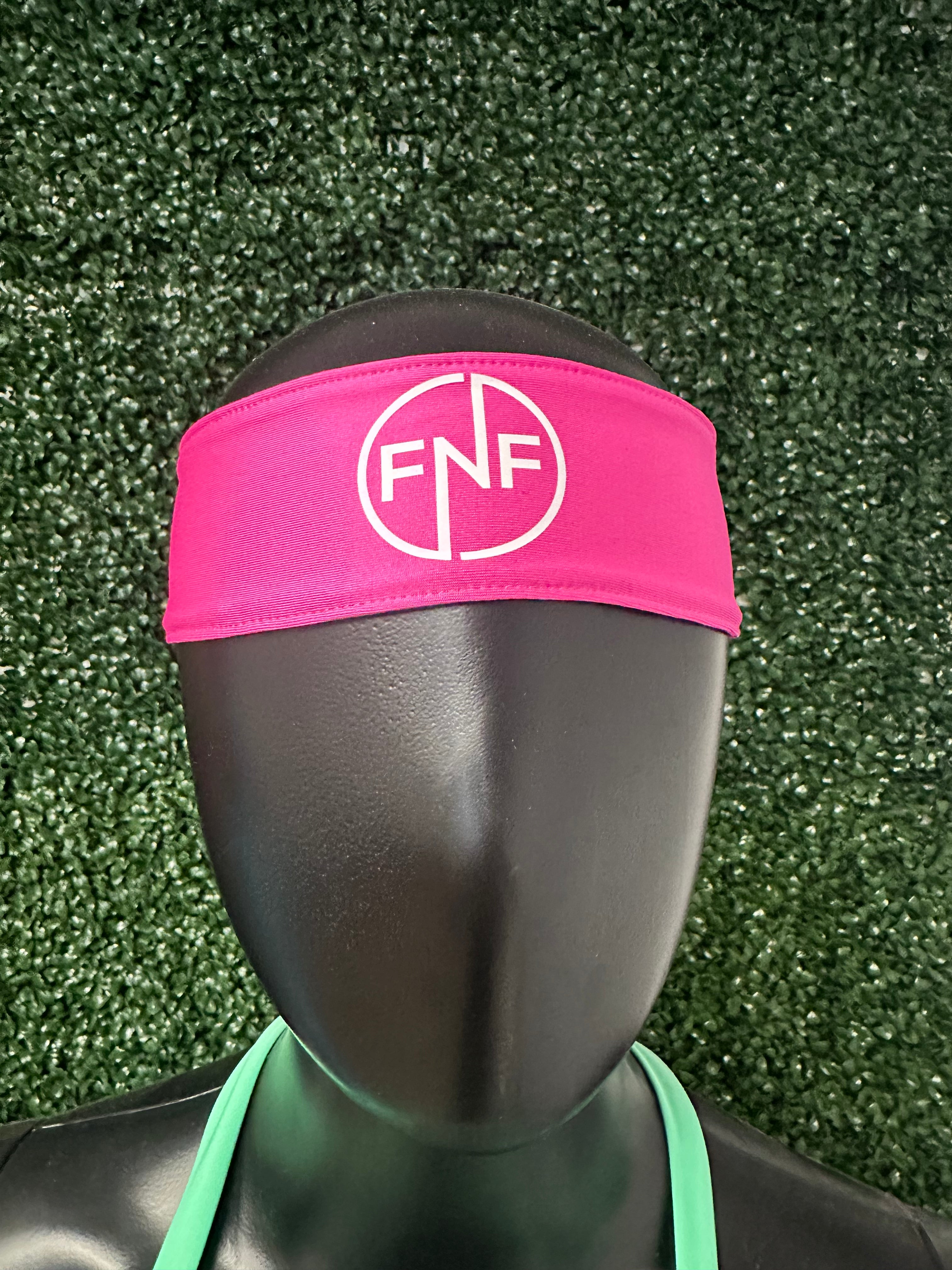 Pink Fitnfine Logo Sweat Resistance Headband