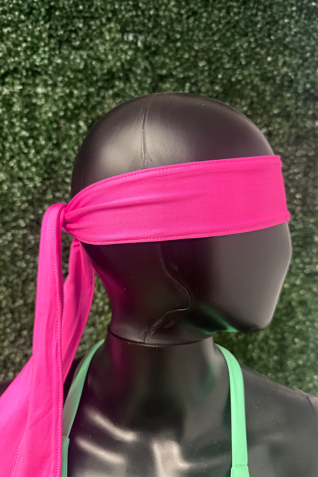 Pink Fitnfine Logo Sweat Resistance Headband