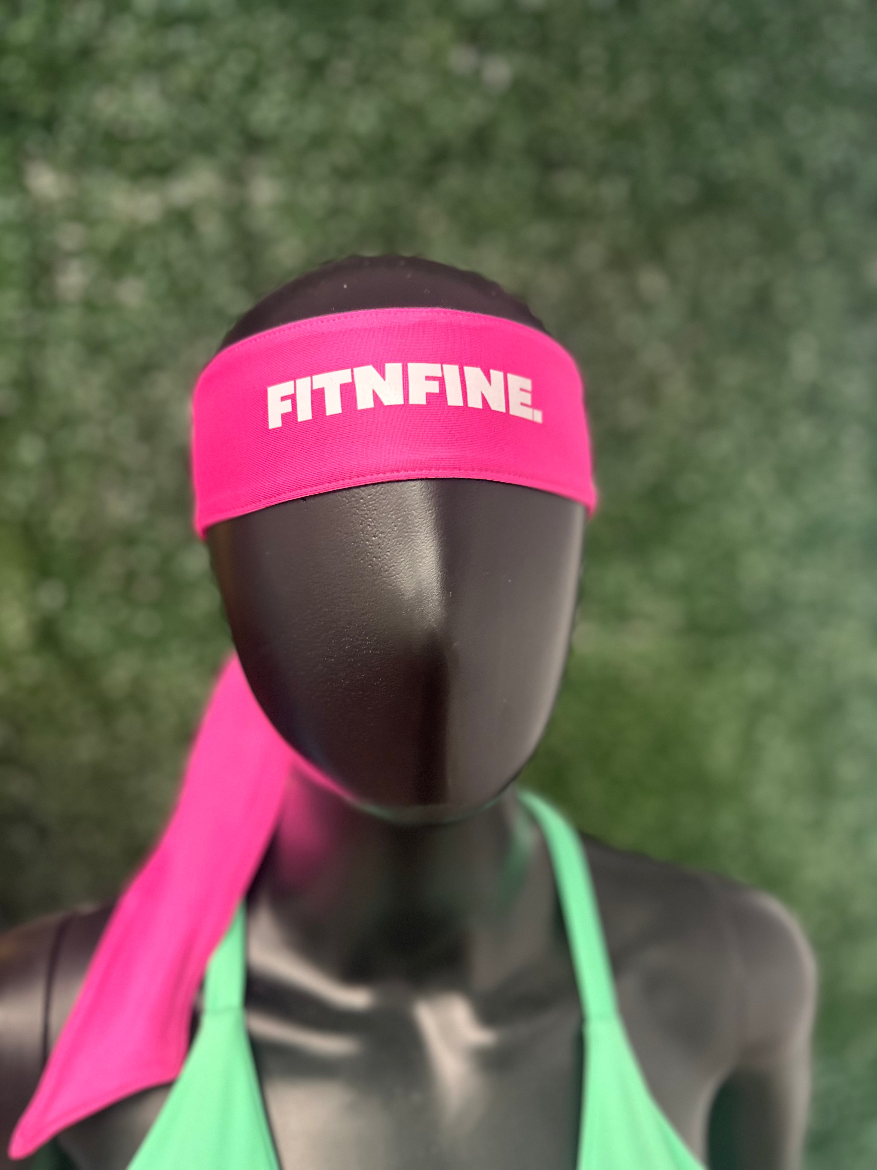 Pink Fitnfine Sweat Resistance Headband