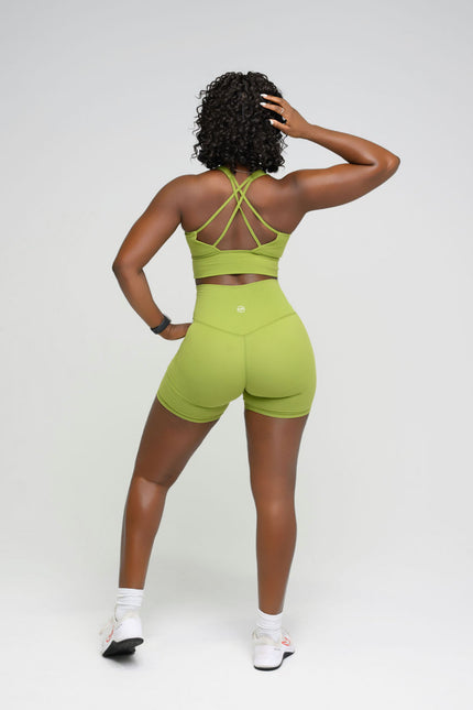Keylime Second Skin Short Set