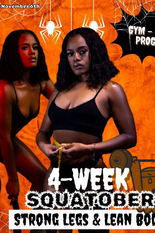 Squatober 4WEEK Program- Strong Legs & Lean Body