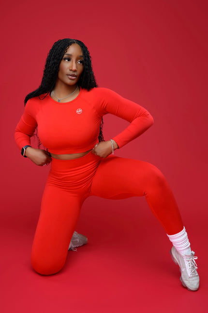 Japanese Cherry Red (long sleeve set)