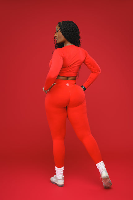 Japanese Cherry Red (long sleeve set)