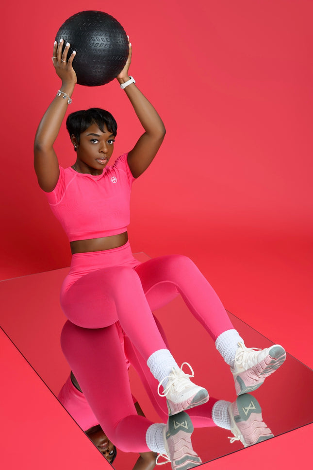 Sweet Pink (short sleeved set)