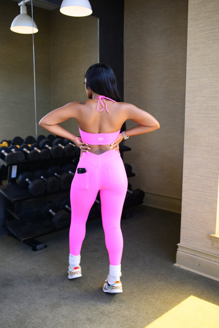 Bubblegum Pink Turban Set