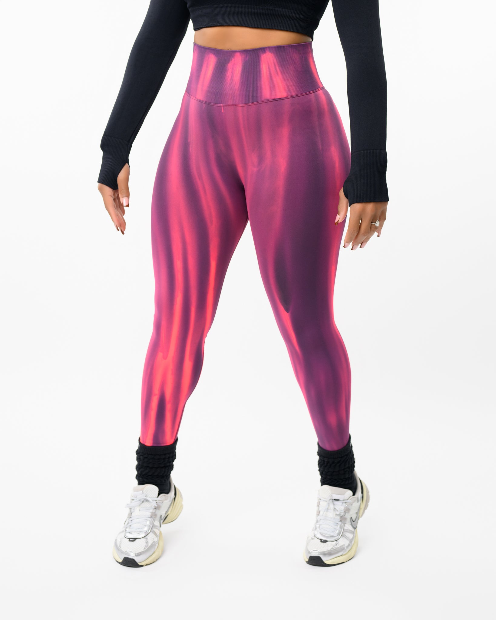 Electric Burgandy Leggings