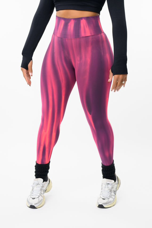 Electric Burgandy Leggings