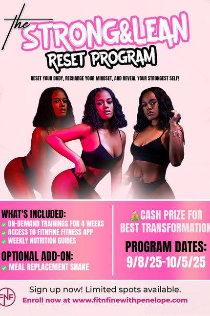 Strong&Lean Reset Program + Meal replacement shake