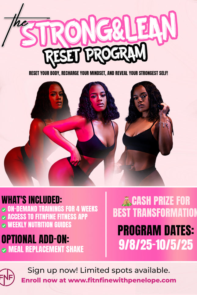 Strong&Lean Reset Program + Meal replacement shake