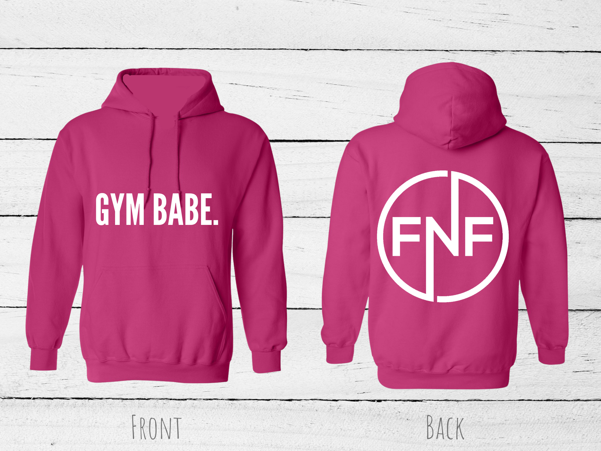 PINK FITNFINE HOODIE (5 OPTIONS)