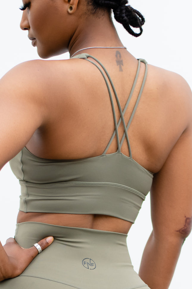 Sage Green Sports Bra