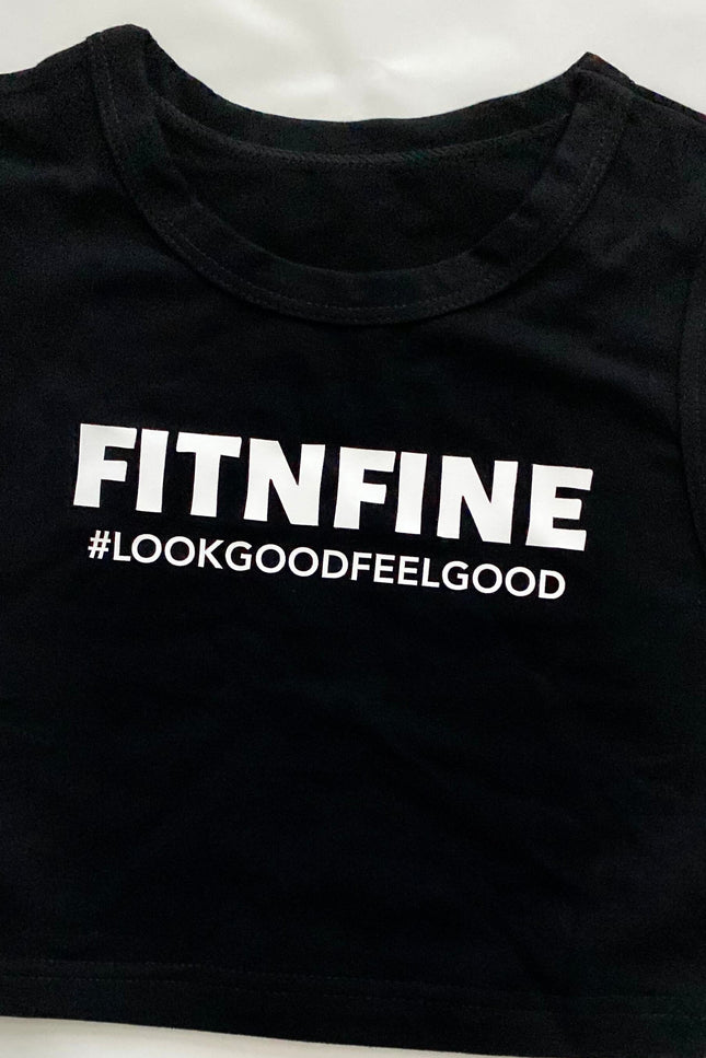 FITNFINE Cropped Tank