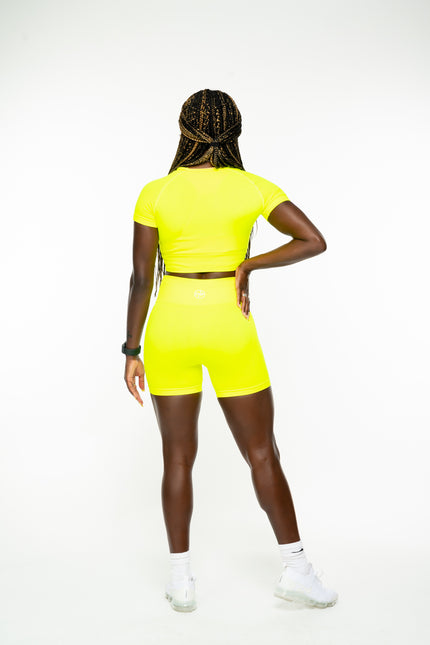 Chartreuse Short Set