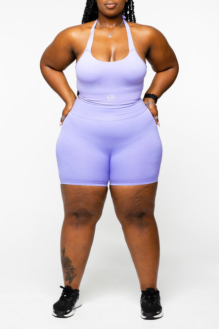 Lilac Lavender Halter top Set