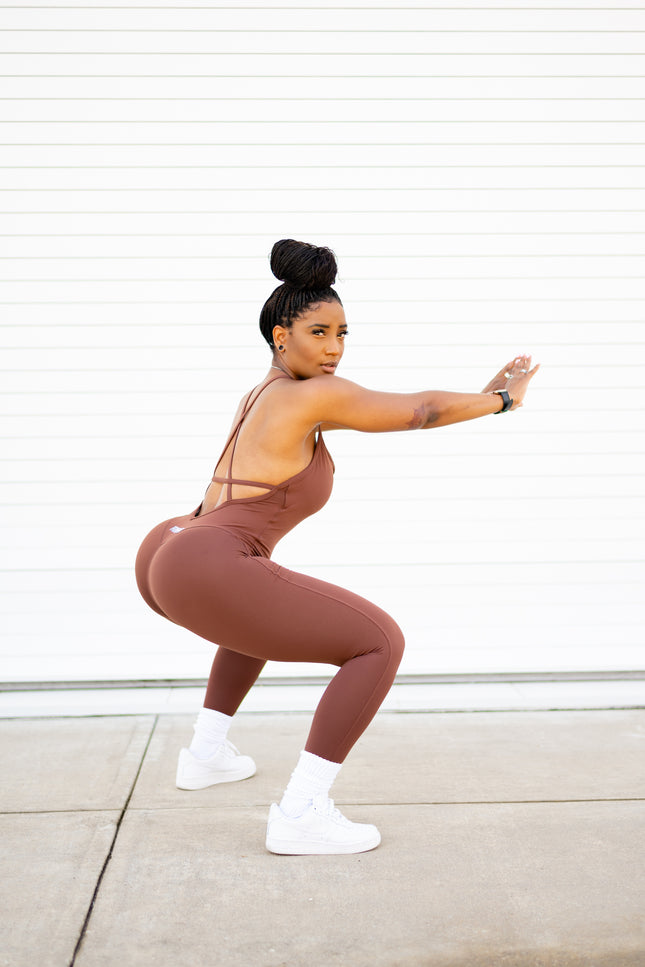 Bronzed Brown Jumpsuit
