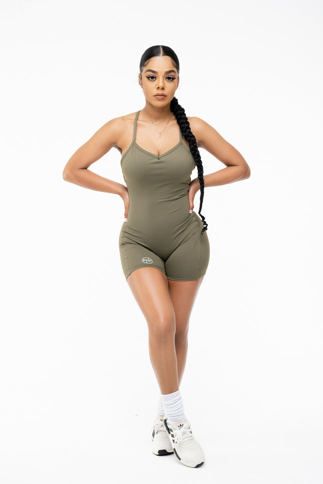FOREST GREEN JUMPSUIT