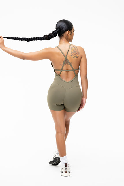 FOREST GREEN JUMPSUIT