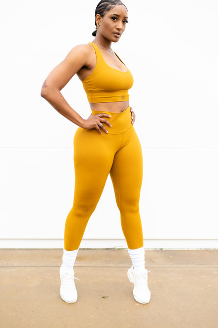 Canary Gold Sports Bra