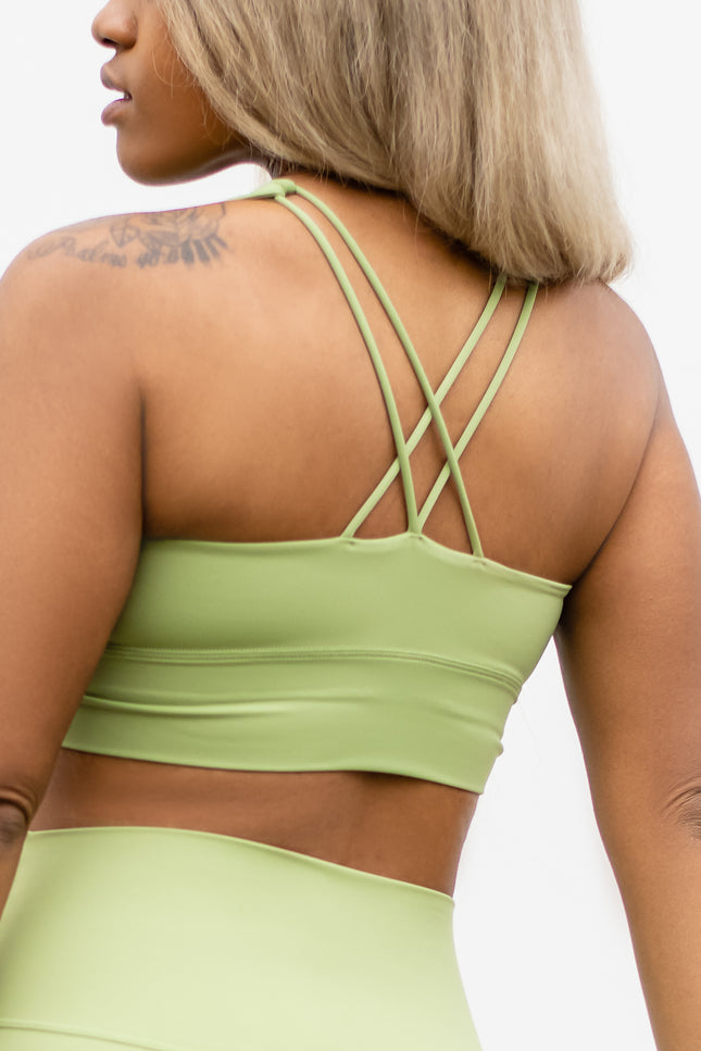 Pistachio Green Sports Bra