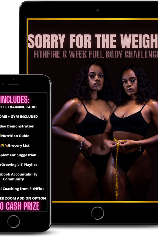 Sorry For The Weight 6 Week Full Body Challenge.